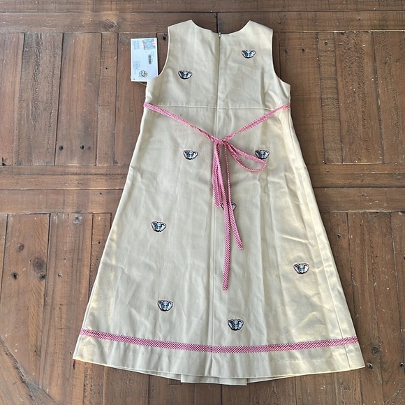 Vive la fete university of Alabama elephant embroidered jumper dress nwt - Picture 5 of 5